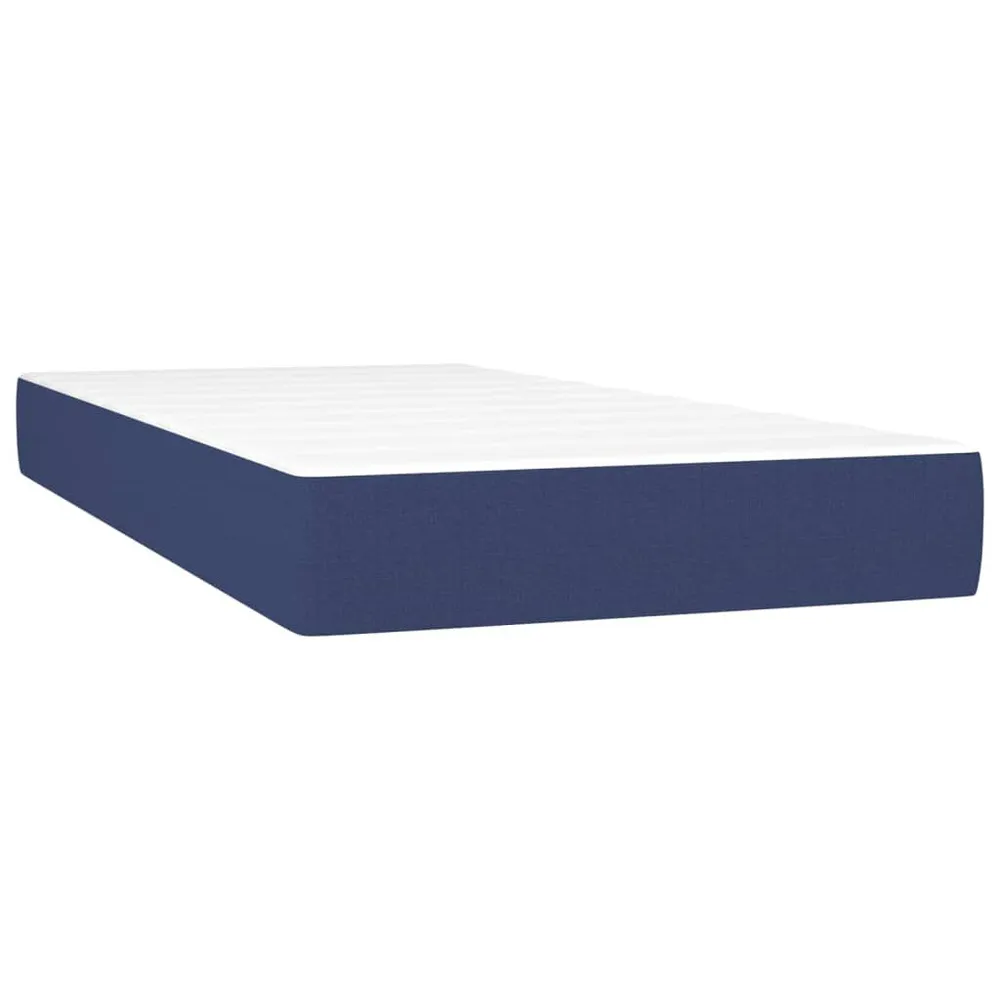 Certificado Anti-Alérgico Colchão de molas ensacadas 90x200x20 cm tecido azul
