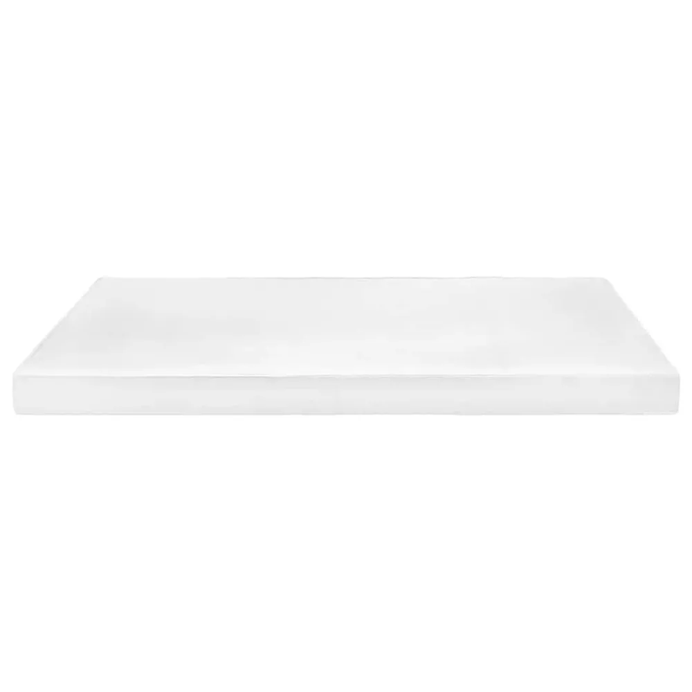 Colchão 100x200 cm 7 zonas espuma PU 10 cm H2 H3 Portátil e Dobrável
