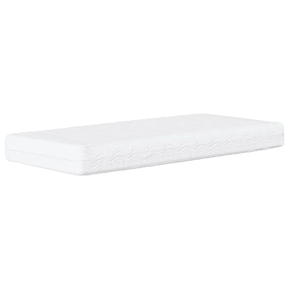 Colchão de espuma 100x220 cm dureza H2 H3 branco com Bomba Integrada
