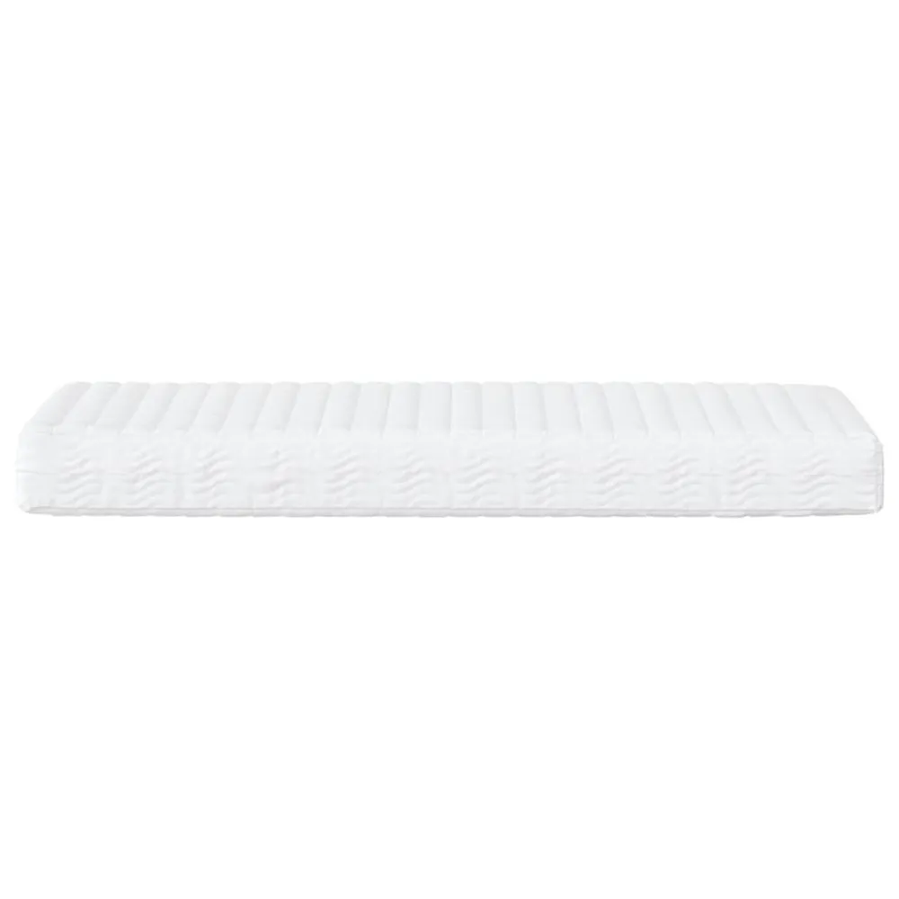 Colchão de espuma 100x220 cm dureza H2 H3 branco com Bomba Integrada
