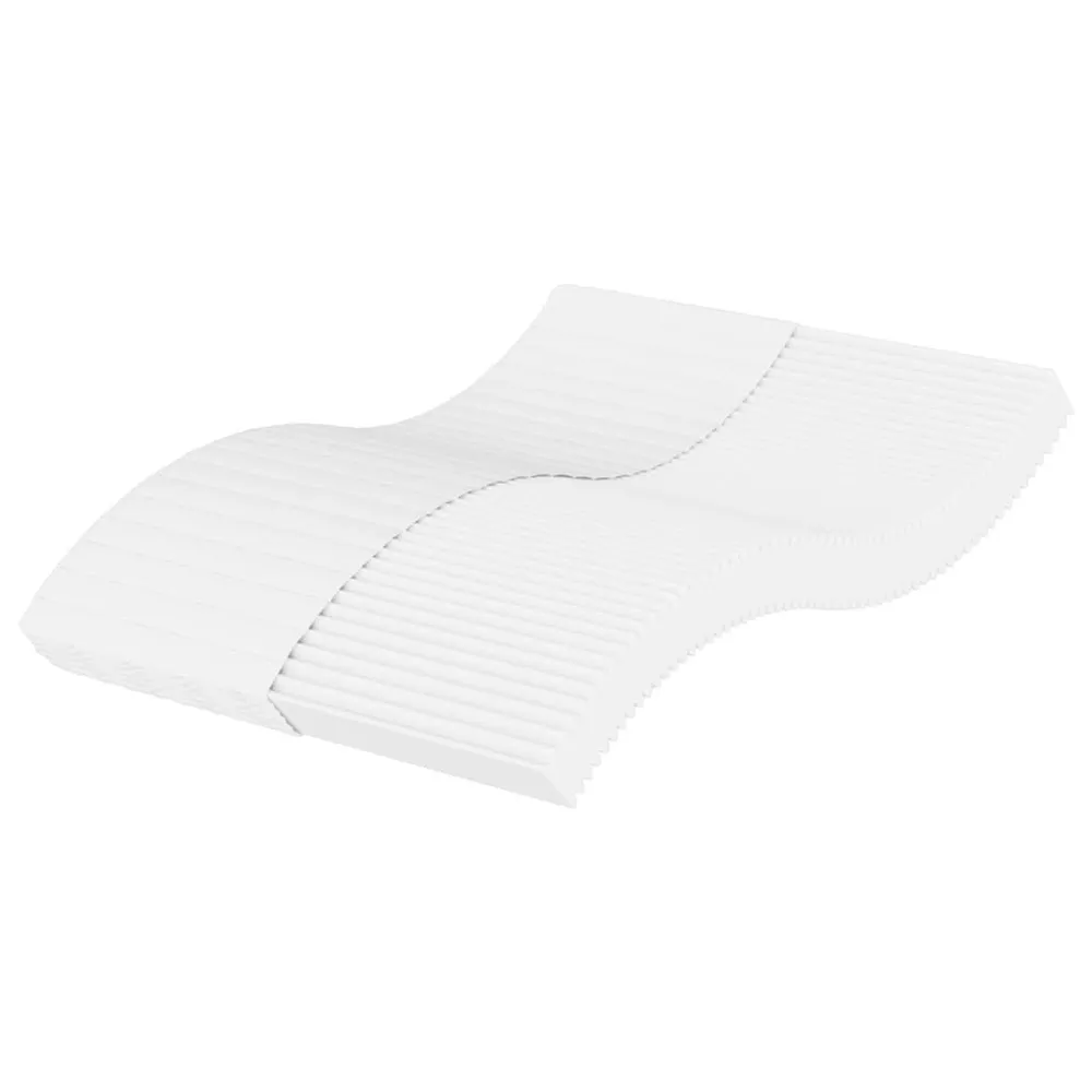 Colchão de espuma 120x220 cm dureza H2 H3 branco para Festas do Pijama