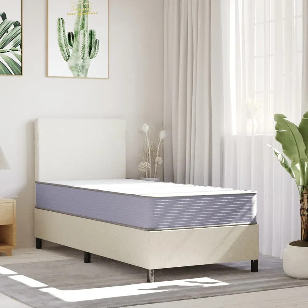 Colchão de espuma médio suave 90x200 cm Portátil e Dobrável