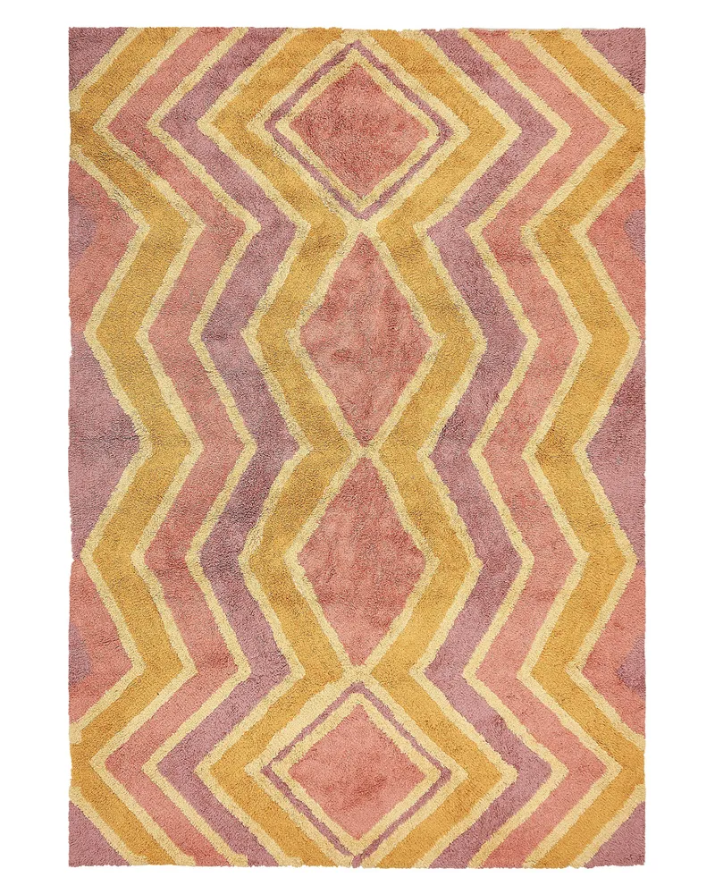 Cotton Area Rug 140 x 200 cm Multicolour CANAKKALE