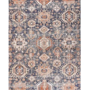 Cotton Area Rug 140 x 200 cm Safira and Red KURIN