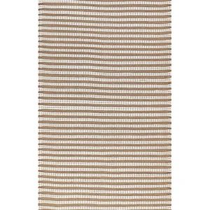 Cotton Area Rug 80 x 150 cm Pérola and Brown SOFULU