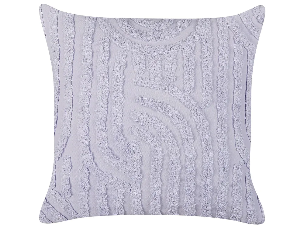 Cotton Cushion 45 x 45 cm Violet TELLIMA