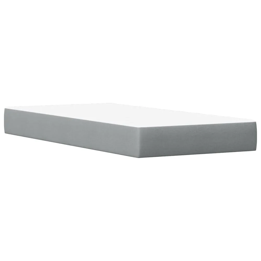 Premium Impermeável Cama com colchão 90x190 cm madeira de pinho maciç branco