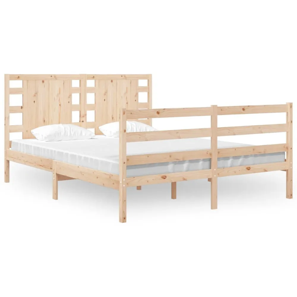 Premium Impermeável Cama sem colchão 135x190 cm madeira de pinho maciç