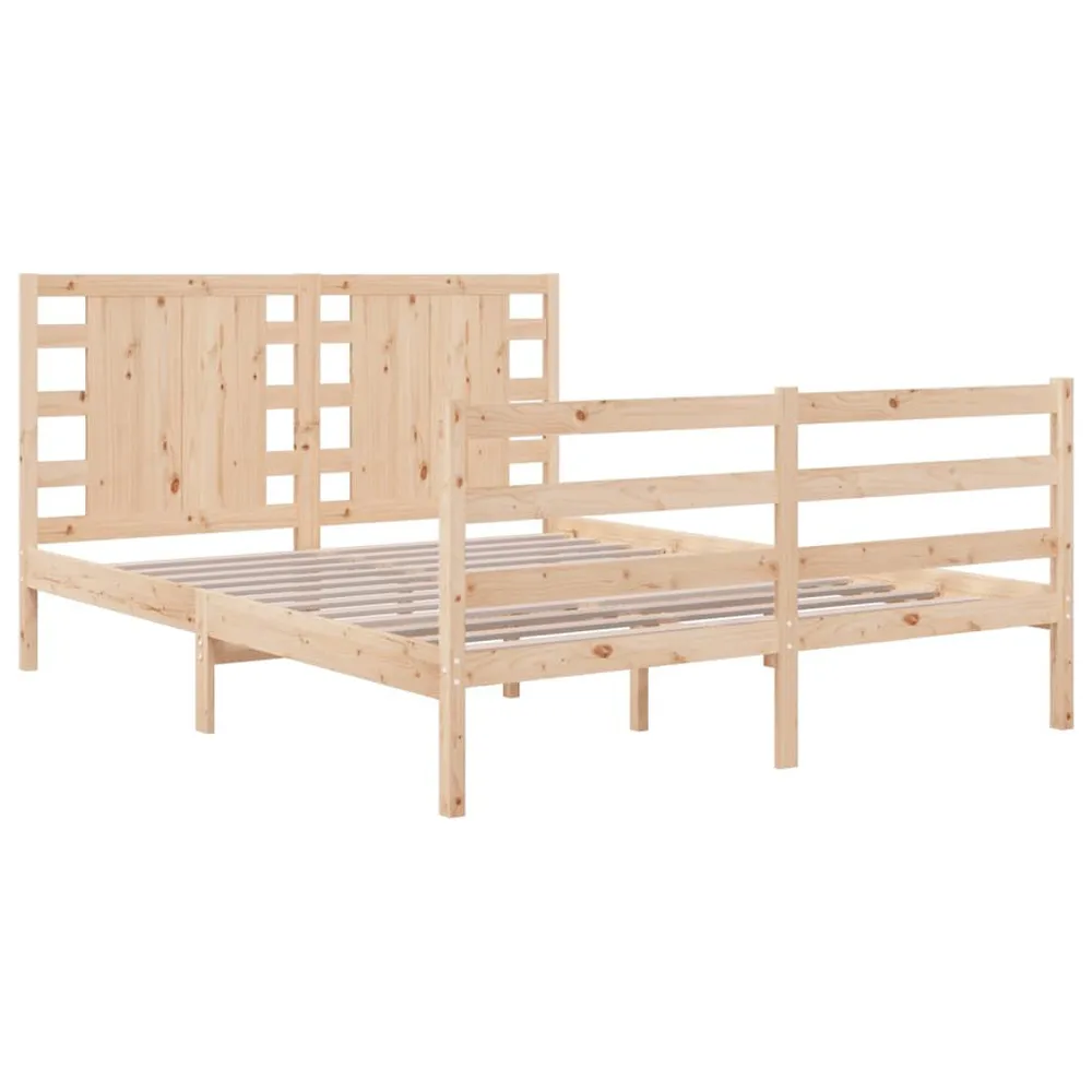 Premium Impermeável Cama sem colchão 135x190 cm madeira de pinho maciç