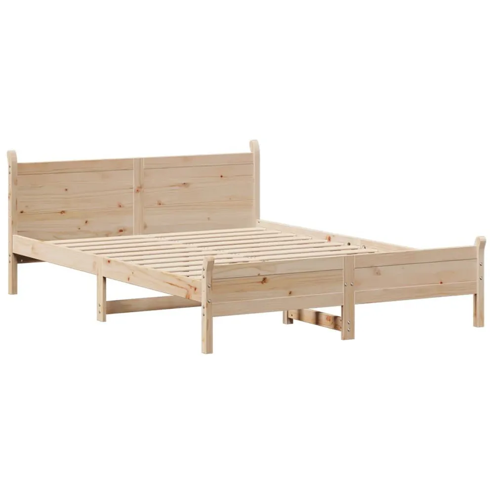 Premium Impermeável Cama sem colchão 140x190 cm madeira de pinho maciç