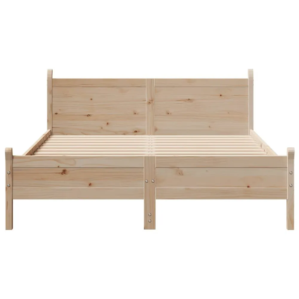 Premium Impermeável Cama sem colchão 140x190 cm madeira de pinho maciç