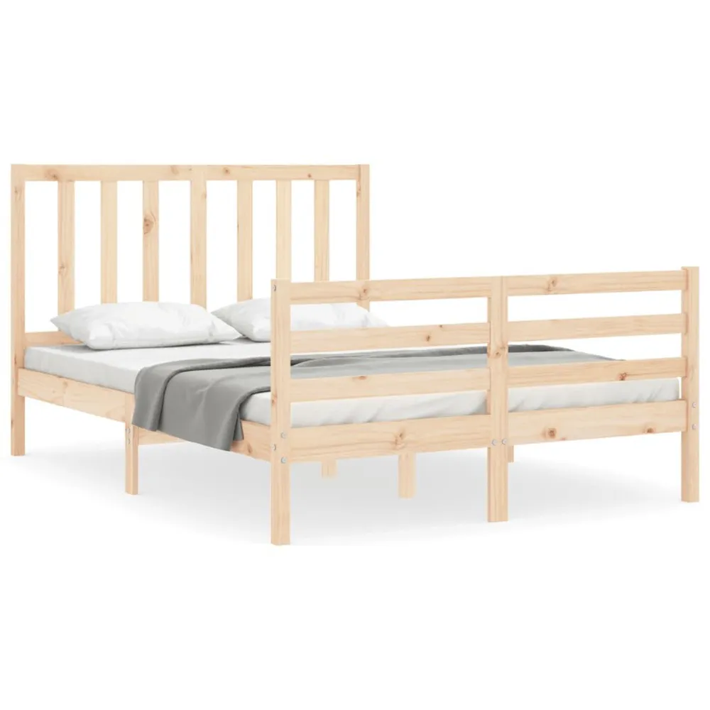 Premium Impermeável Cama sem colchão 140x190 cm madeira de pinho maciç