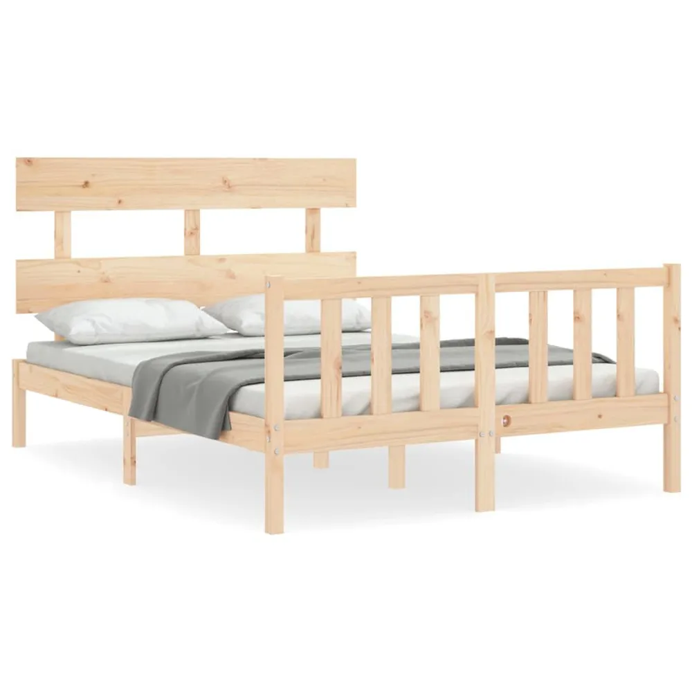 Premium Impermeável Cama sem colchão 140x190 cm madeira de pinho maciç