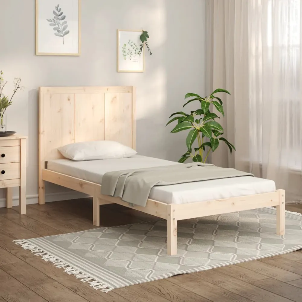 Premium Impermeável Cama sem colchão 90x190 cm madeira de pinho maciç