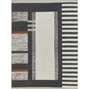 Rectangular Algodão Area Rug 140 x 200 cm Multicolour KAKINADA