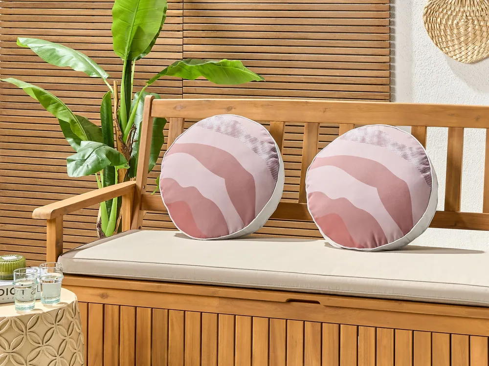 Set 2 Outdoor Cushions CAMPEI Chiclete (Com Capa Removível)