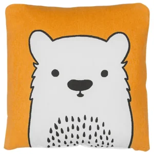 Cotton Kids Cushion Bear 45 x 45 cm Laranja WARANASI