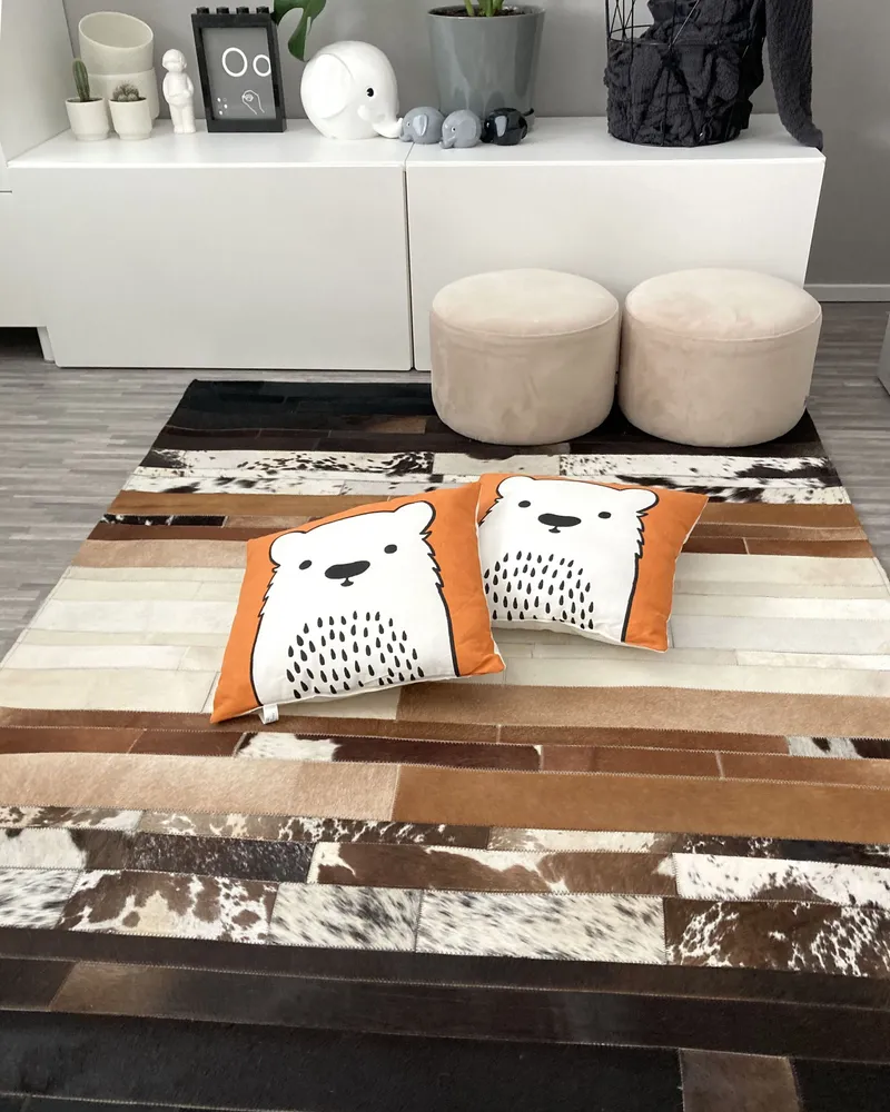 Cotton Kids Cushion Bear 45 x 45 cm Laranja WARANASI