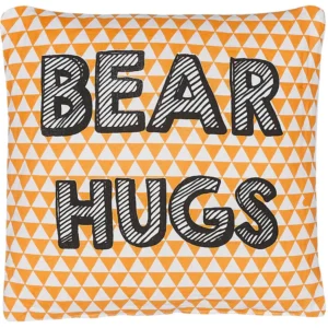 Cotton Kids Cushion Print 40 x 40 cm Orange RADZKOT