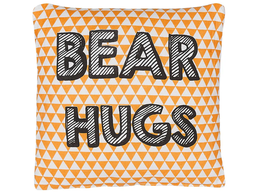 Cotton Kids Cushion Print 40 x 40 cm Orange RADZKOT