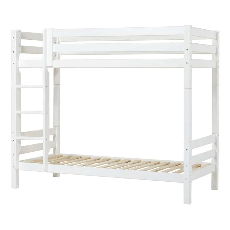 Hoppekids ECO Luxuoso - Cama alta - 90x200 cm. - Base de colchão flexível - Branco