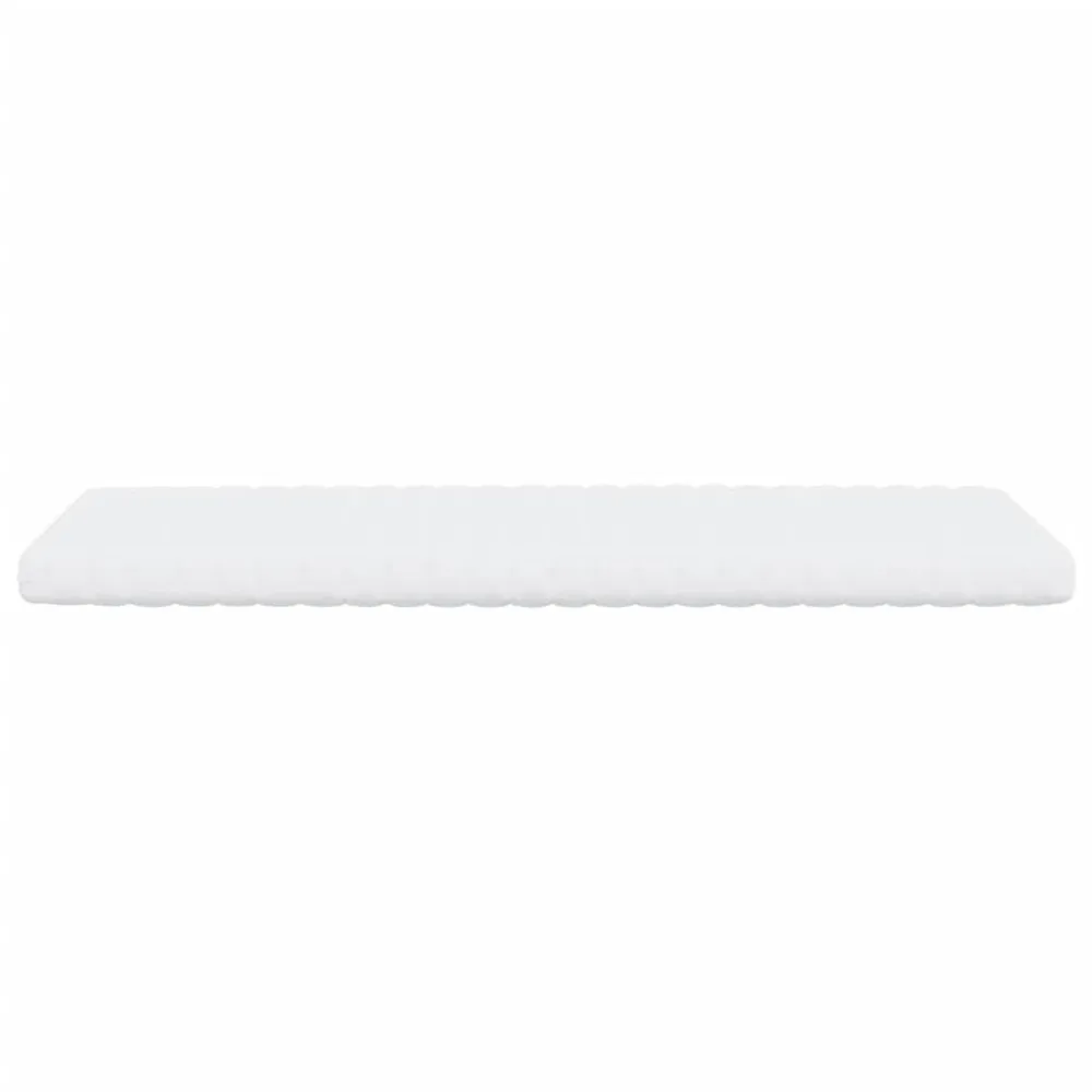 Colchão de espuma 100x220 cm 7 zonas dureza 20 ILD branco para Camping e Trilhas