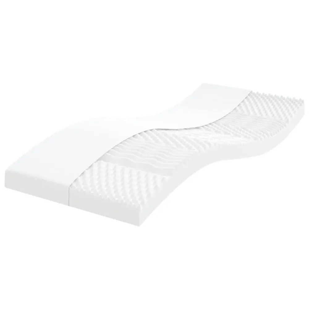 Tecnologia de Inflação Rápida Colchão de espuma 100x200 cm 7 zonas dureza 20 ILD branco