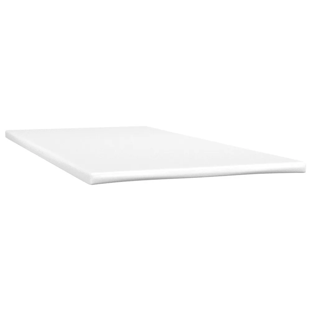 Cama box spring com colchão/LED 80x200 cm veludo rosa