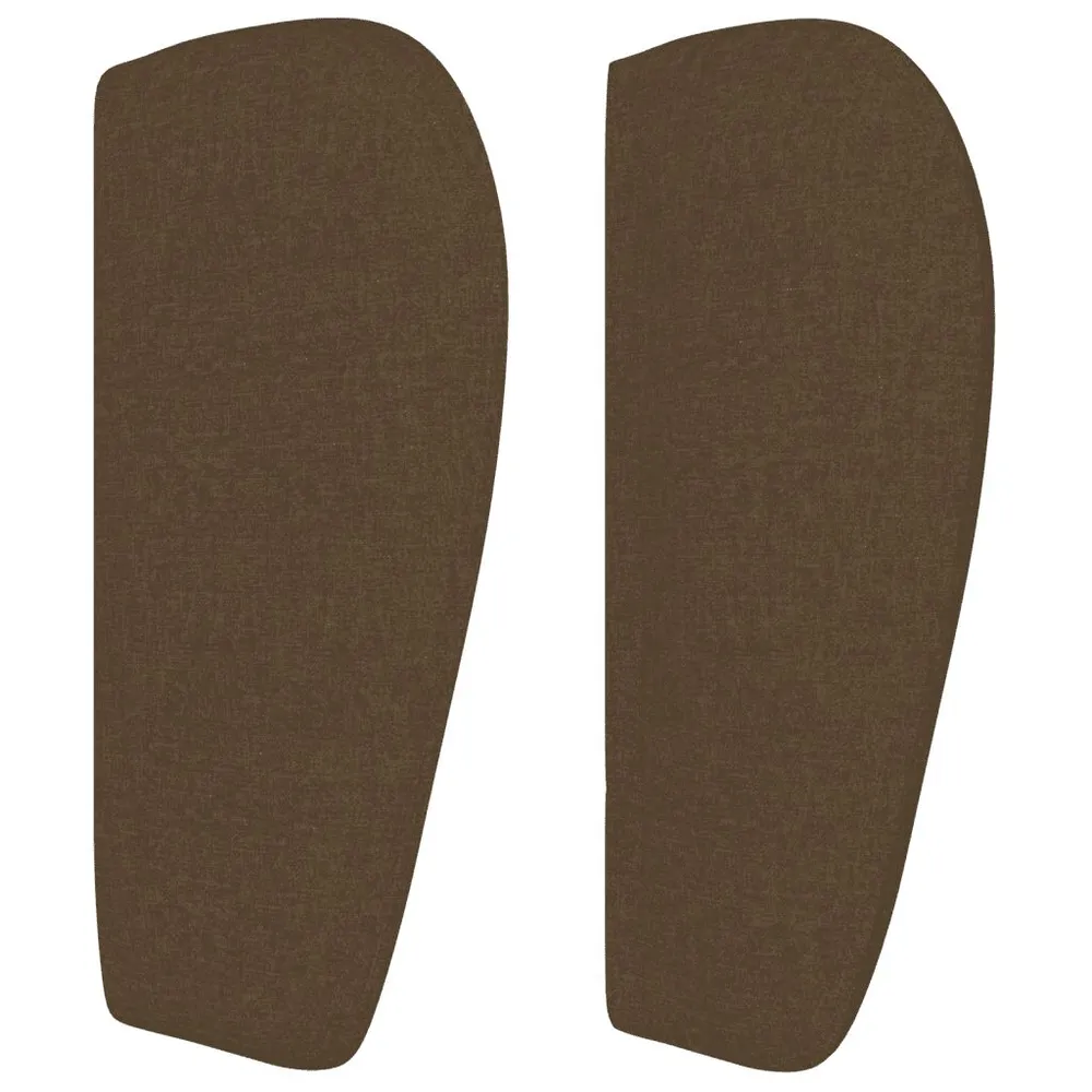 Cama com molasemcolchão 100x200 cm tecido castanho-escuro | Design Escandinavo |