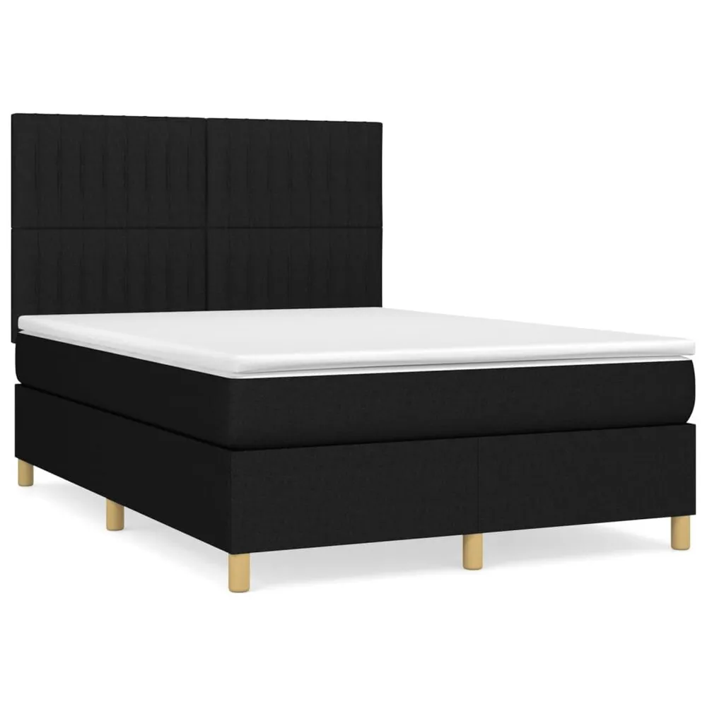 Cômoda Organizadora Cama com molasemcolchão 140x190 cm tecido preto