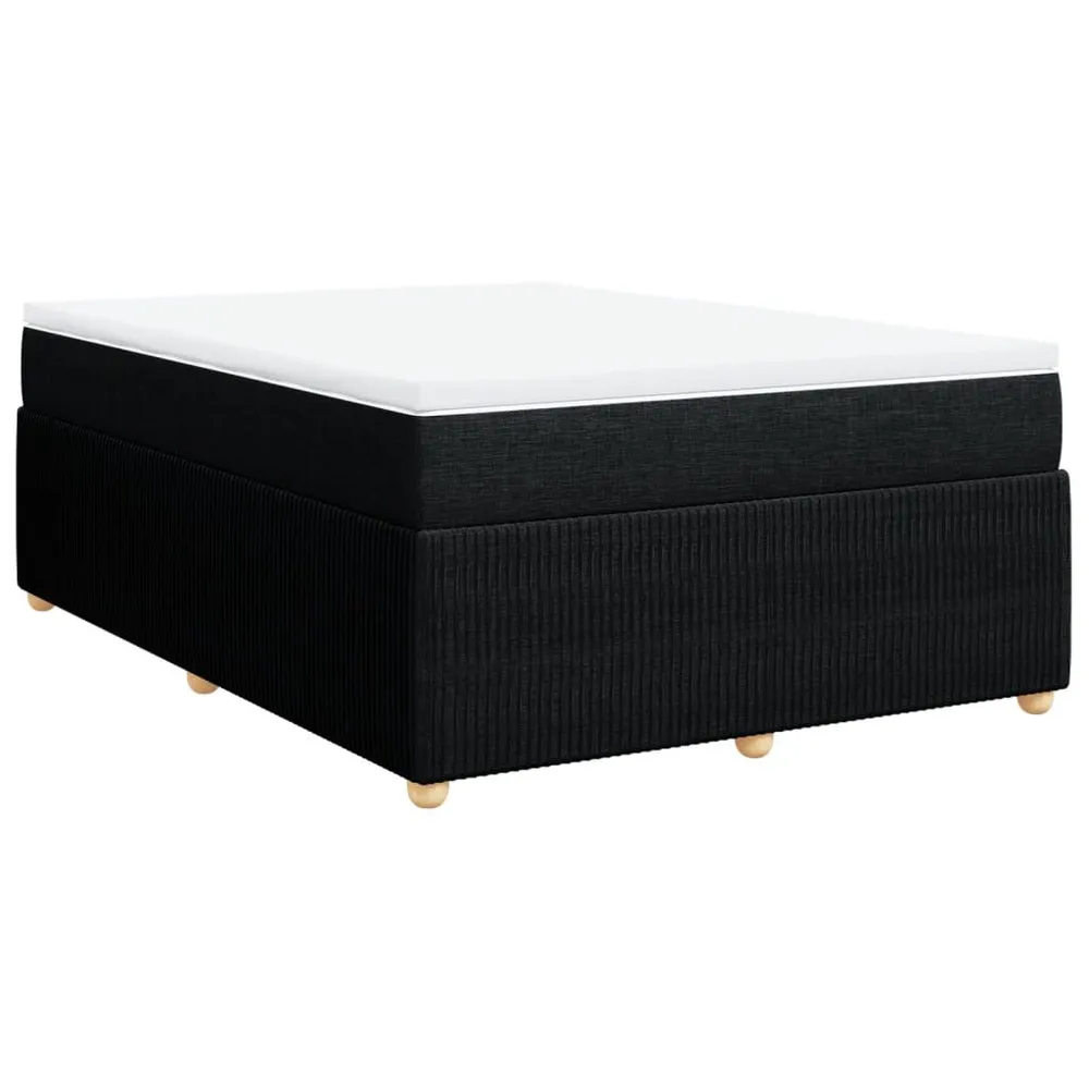 Cômoda Organizadora Cama com molasemcolchão 140x190 cm tecido preto