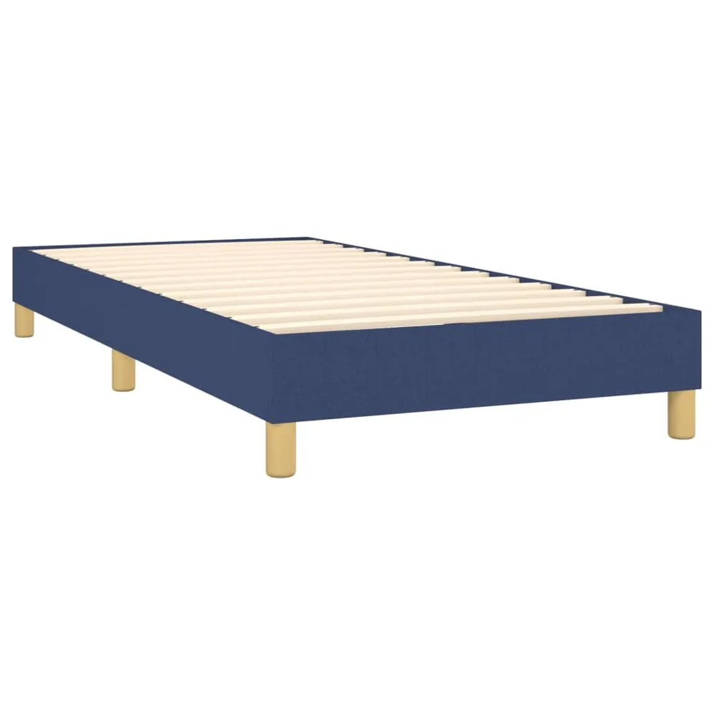 Guarda-Roupa Espelhado Cama com molasemcolchão 80x200 cm tecido azul