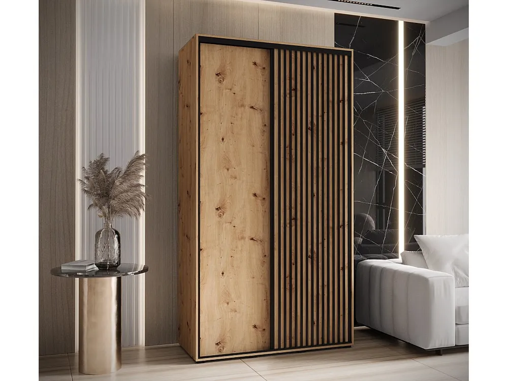 Armário SAPPORO 1 com portas de correr 205,2/140/45 2 puertas (artisan/artisan)