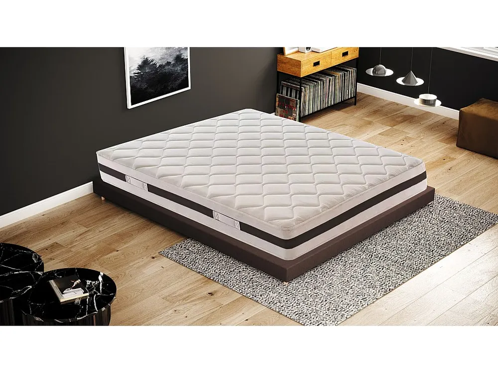 Colchão 900 Molas ensacadas e viscoelástica 9 Zonas de conforto Altura 22 cm 135x200