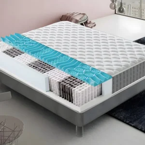 Colchão 900 Molas ensacadas e viscoelástico 9 zonas de conforto Altura 22 cm 135x190