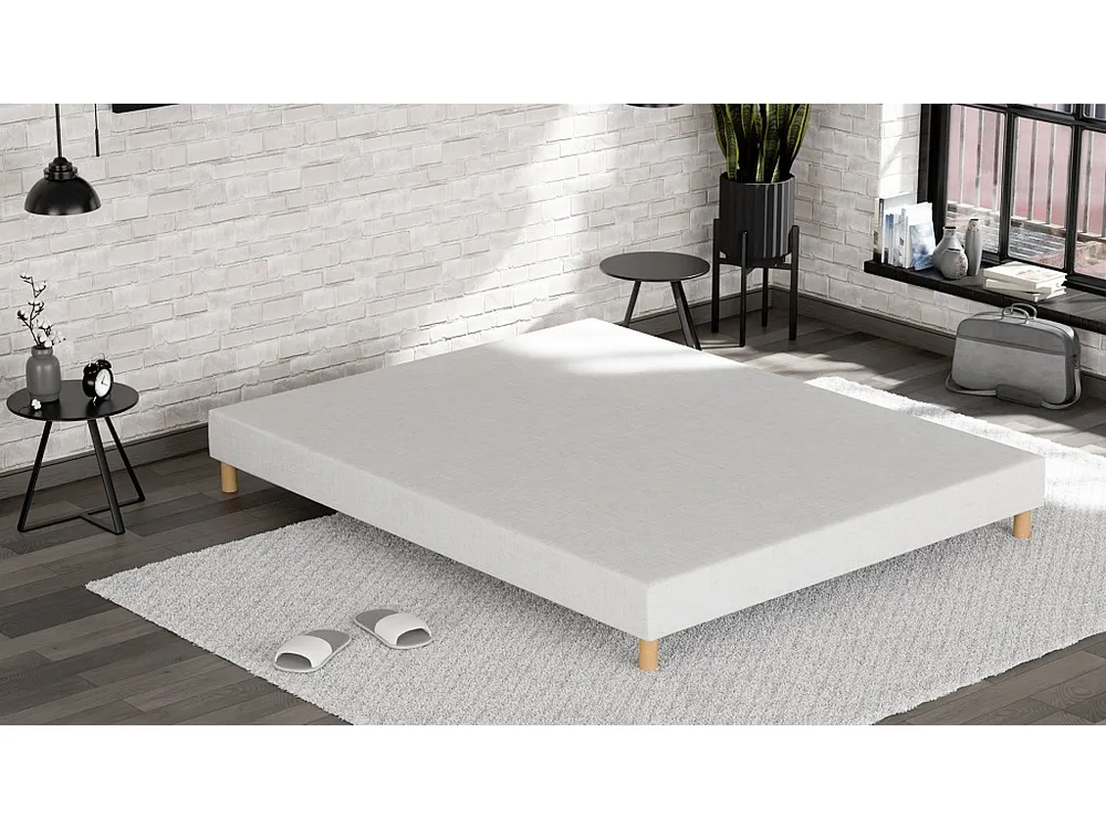 Colchão estofado Douce Lune® branco 140 x 190 cm