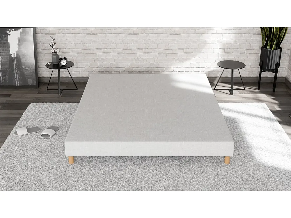 Colchão estofado Douce Lune® branco 140 x 190 cm