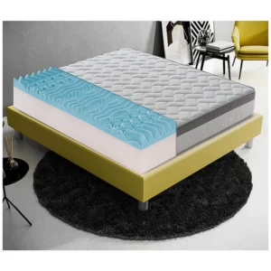 Colchão viscoelástico - 9 zonas diferenciadas - removível - altura 26 cm 100x190