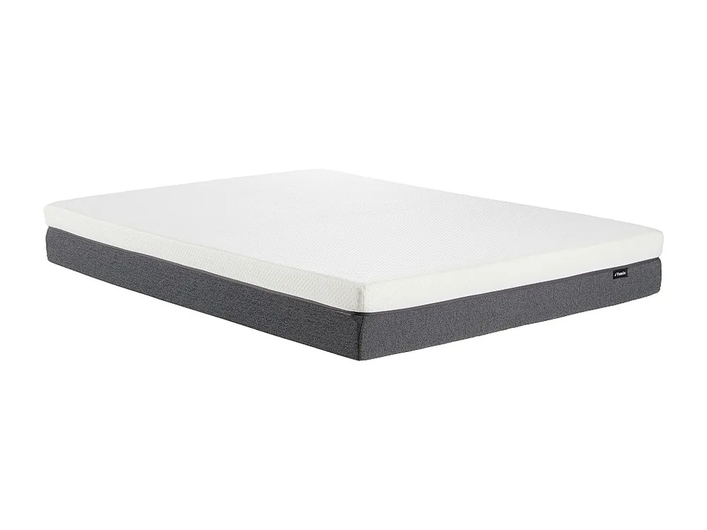 Conjunto 140x190 cm sommier + colchão espuma HD 7 zonas memória capa removível KELIH YSMÉE