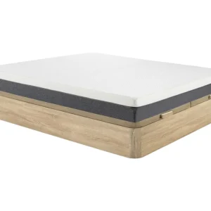 Conjunto 180x200 cm sommier + colchão espuma HD 7 zonas memória capa removível RIAU YSMÉE