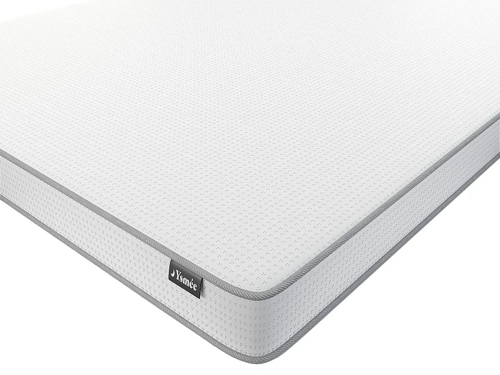 Conjunto 90x190 sommier arrumação branco + colchão espuma esp. 12 cm ASTYANAX II de YSMÉE