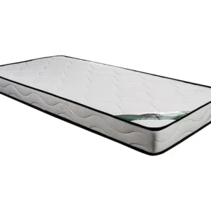 Conjunto 90x190 cm sommier estofado + colchão espuma revestimento bambu KANANI de NATUREA