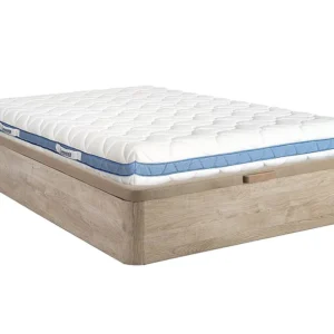 Conjunto sommier arrumação + colchão espuma memória forma 140x190 cm AIRMEMORY da DREAMEA