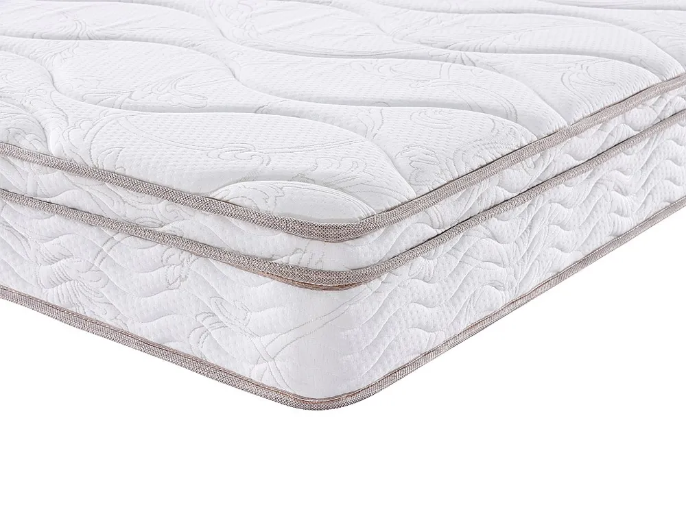 Conjunto sommier com arrumação + colchão molas memória 140x190 cm WOLKENTANZ de MORGENGOLD