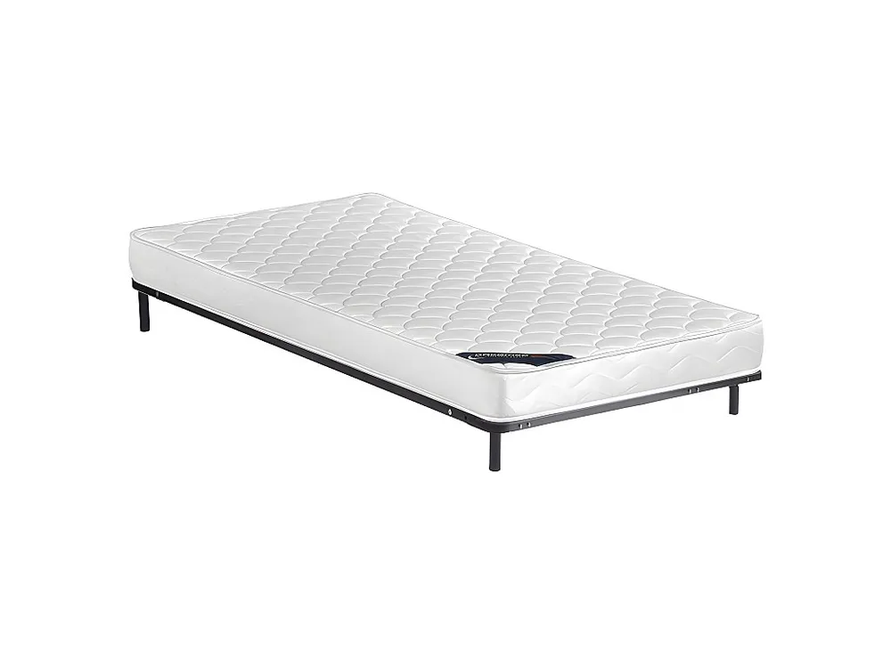Estrado de ripas e colchão de espuma DANAE - 15 cm esp. - 90 x 190 cm