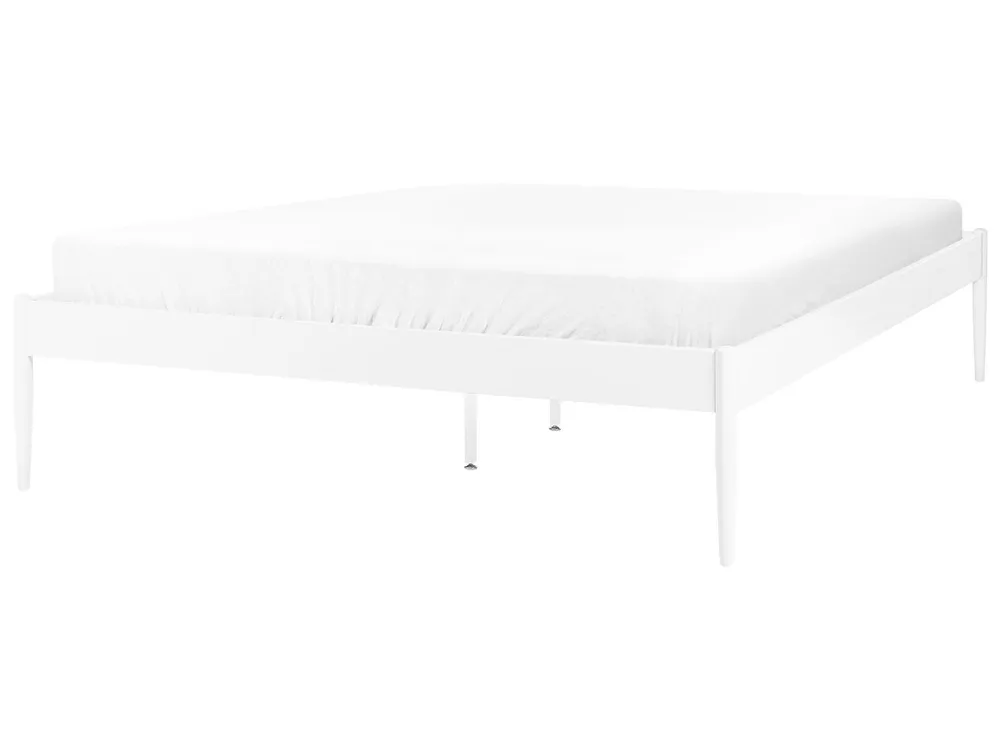 Sommier de casal em metálico branco 140 x 200 cm VAURS