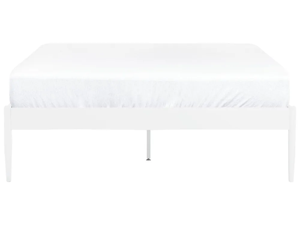 Sommier de casal em metálico branco 140 x 200 cm VAURS