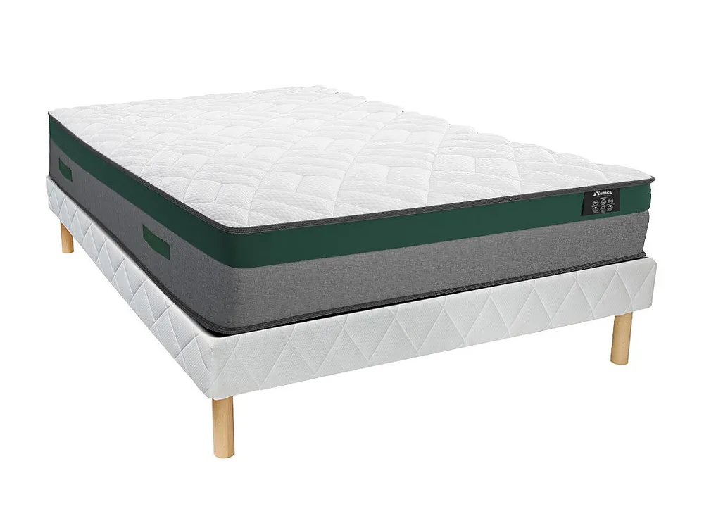 Sommier + colchão de molas ensacadas PRESTIGE da YSMÉE 120 x 190 cm