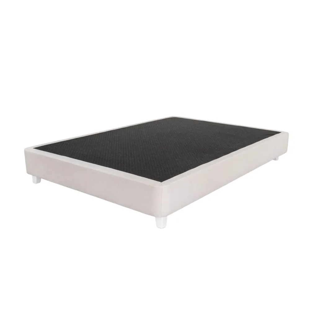 Sommier Dreamura Nara Ash 190x90 Pés Retangulares Brancos