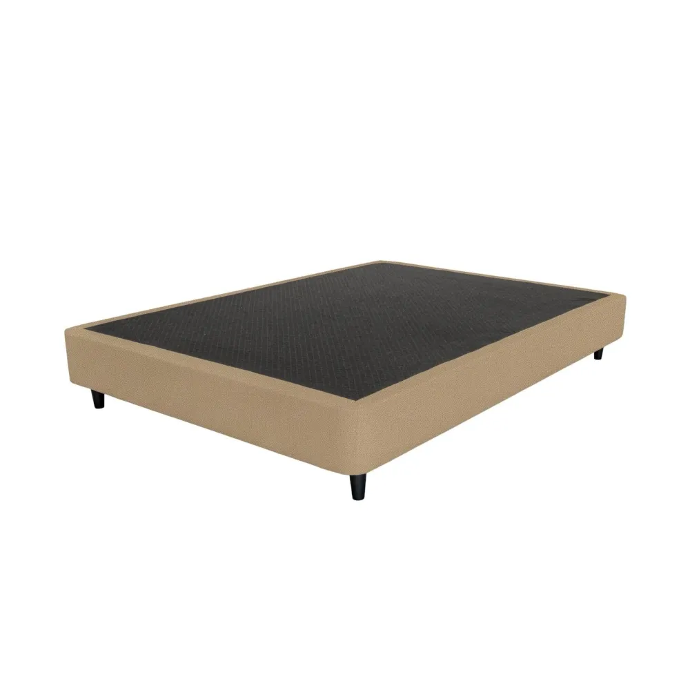 Sommier Dreamura Nara Taupe 190x140 Pés Cónicos Pretos